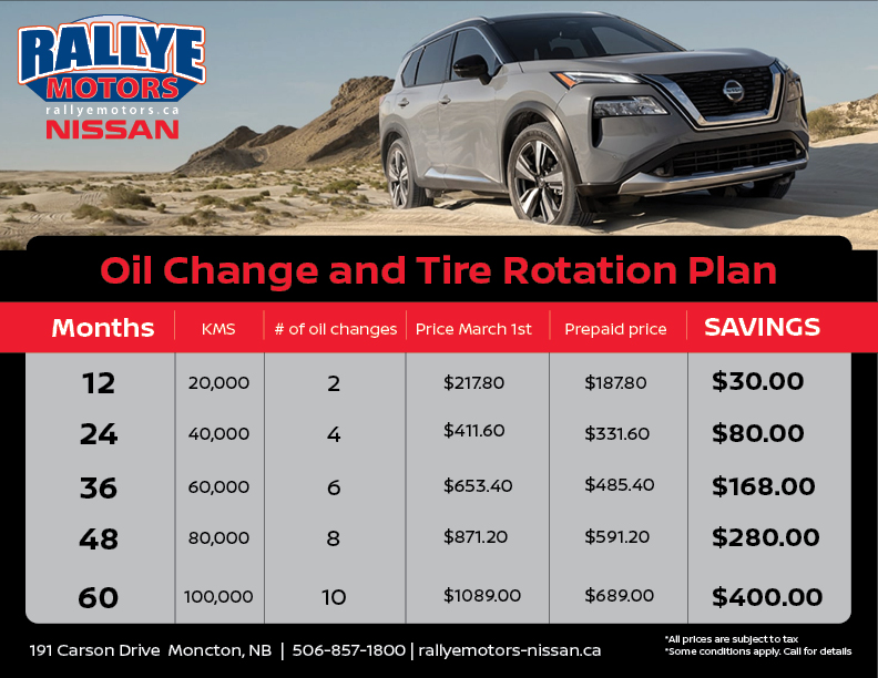 Service Department Rallye Motors Nissan Moncton New Brunswick